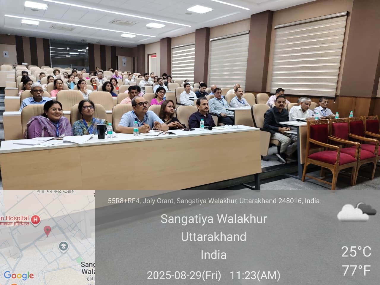 SRHU Team attending online orientation program