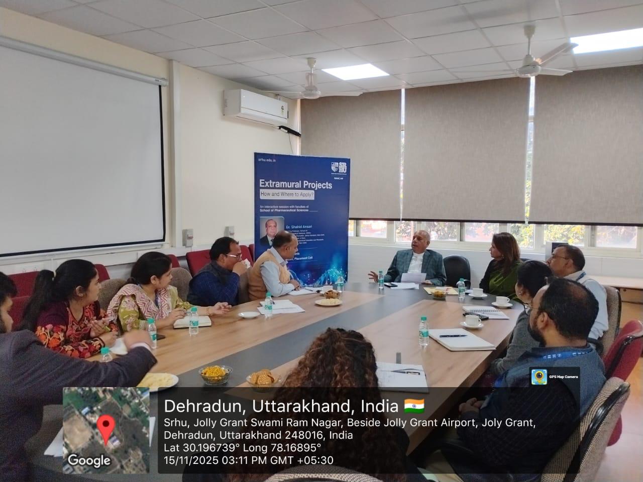 14. Interaction with Visiting Professor Dr. Shahid H. Ansari on 15th November 2025 14. Interaction with Visiting Professor Dr. Shahid H. Ansari on 15th November 2025